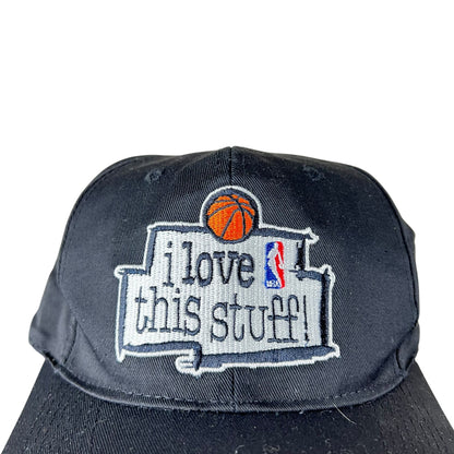 Vintage Starter NBA “I Love This Stuff!” Promo SnapBack Black