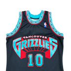Vintage Mitchell & Ness NBA Vancouver Grizzlies Mike Bibby Classic Jersey Black