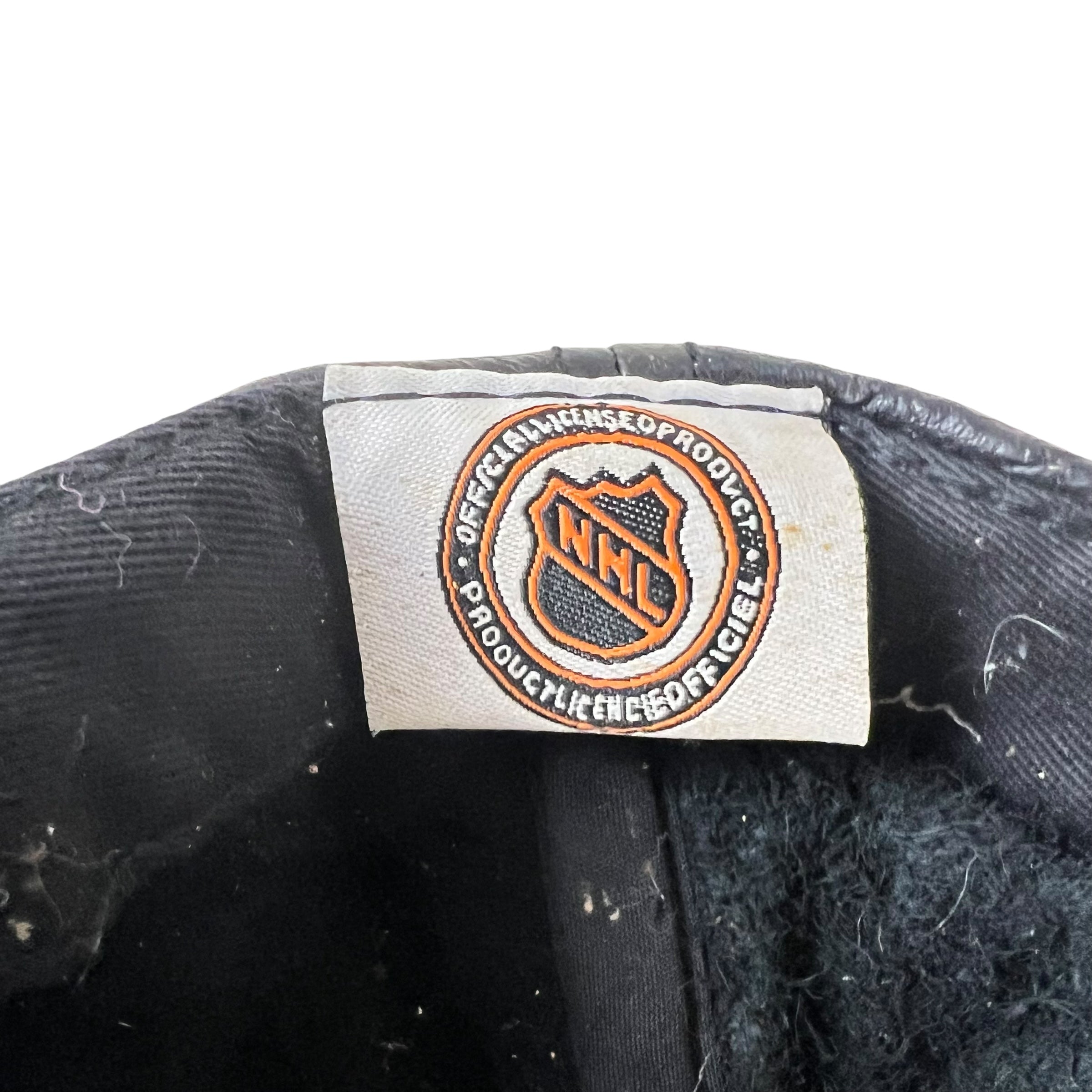 Vintage Ottawa Senators Embroidered Logo Leather StrapBack