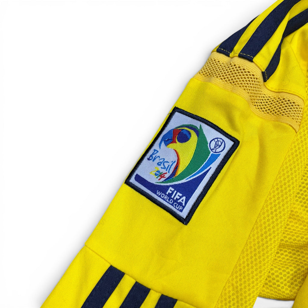 2014 Adidas Colombia Blank Home Longsleeve Jersey