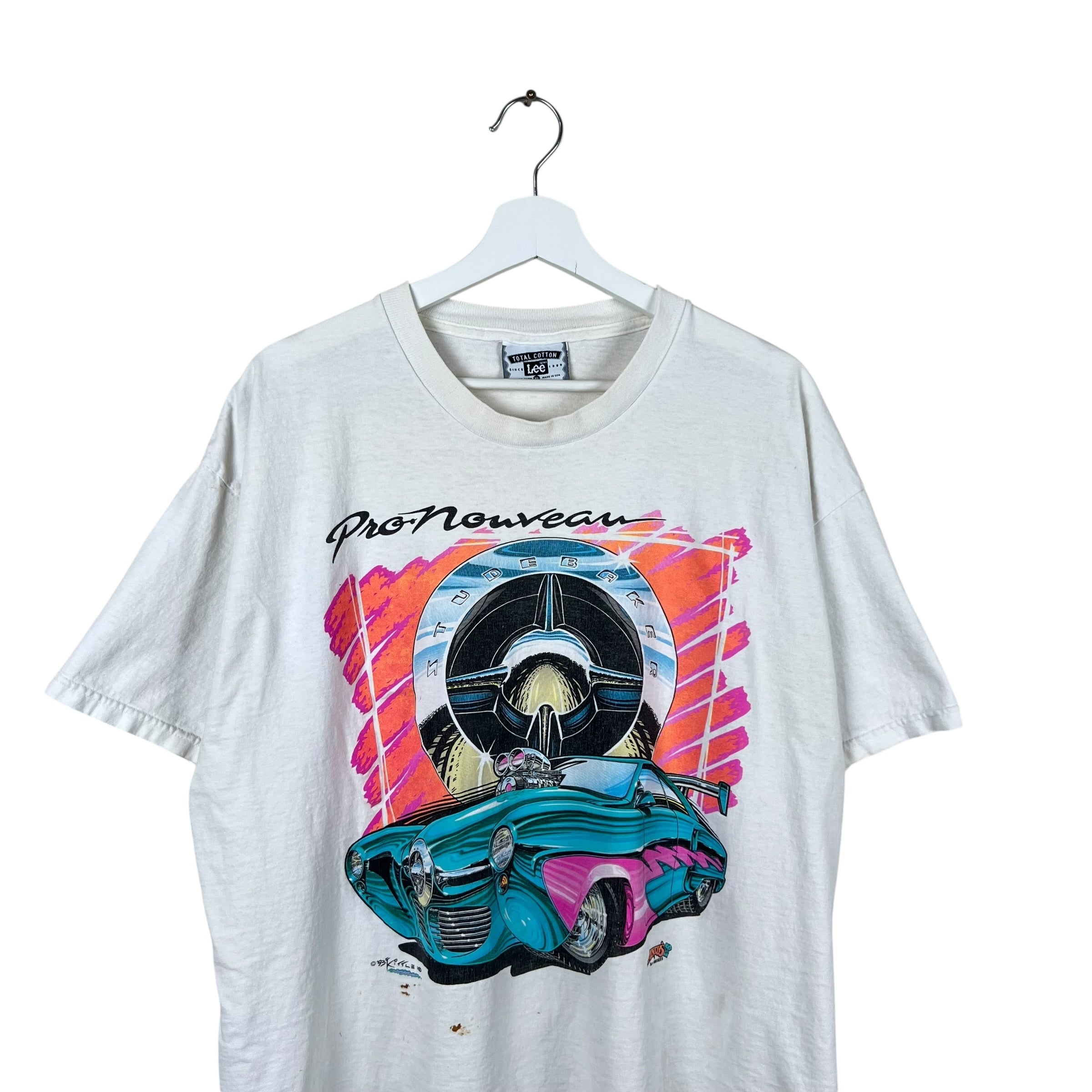 1993 Pro Nouveau Studebaker Car Tee White