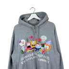Cactus Plant Flea Market x Uniqlo x Spongebob SquarePants Hoodie Grey