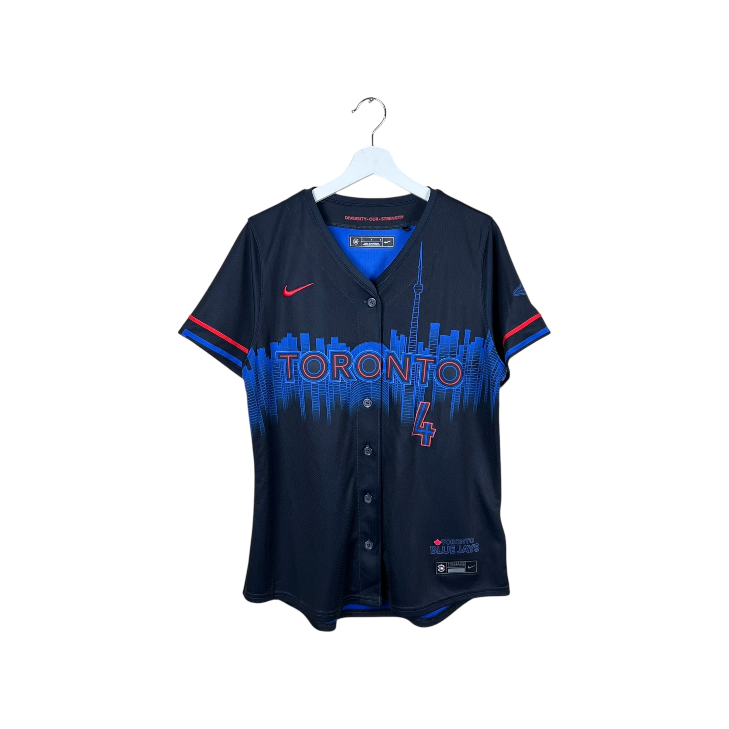 Vintage Nike MLB Toronto Blue Jays George Springer City Connect Jersey