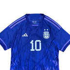 2022 Adidas Argentina World Cup Lionel Messi Away Jersey
