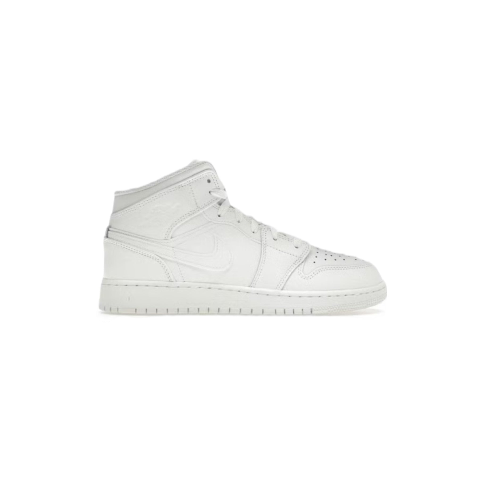 Jordan 1 Mid Triple White (GS)