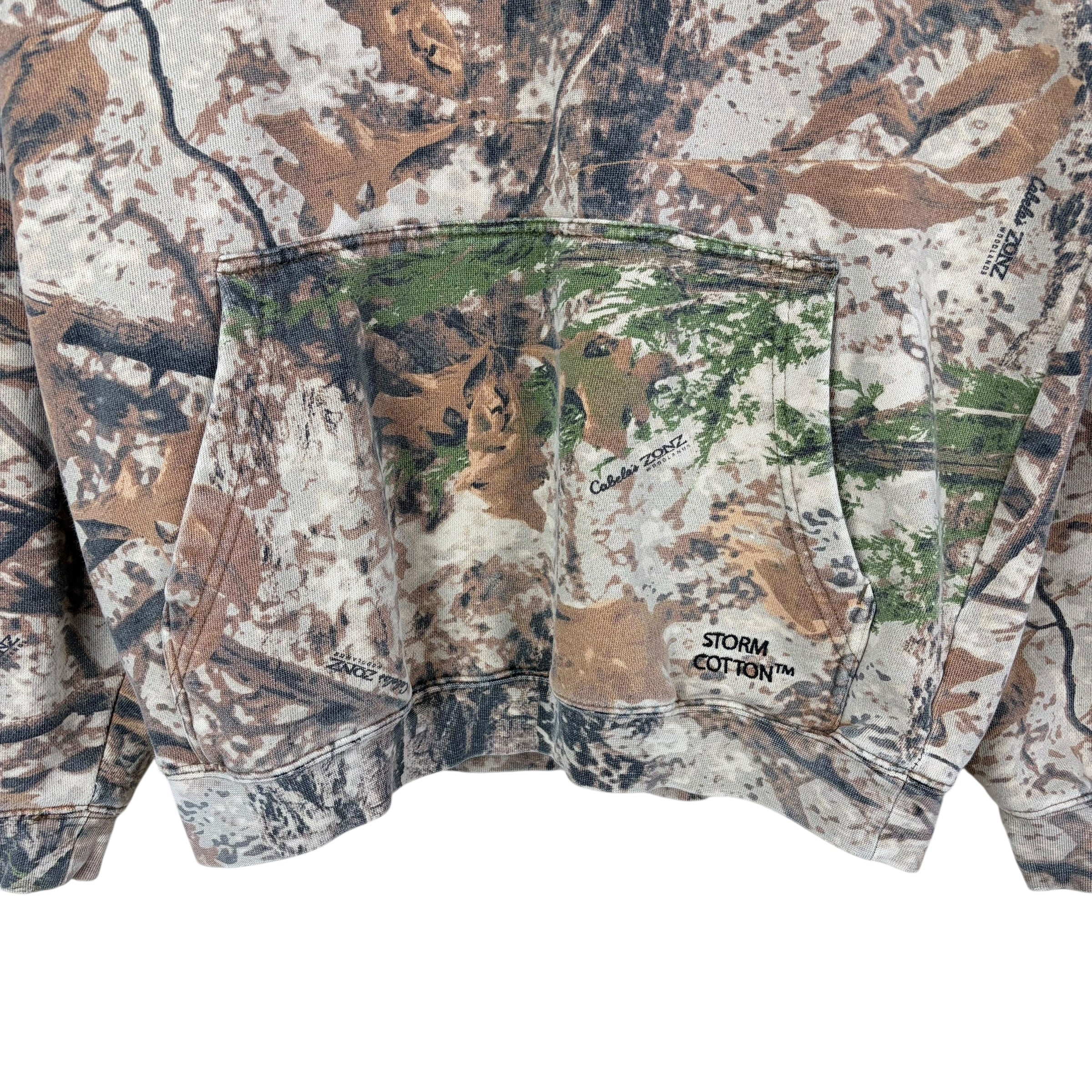 Vintage Cabelas Women’s Storm Cotton Realtree Hoodie Camo