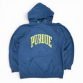 Vintage 80’s Champion Purdue Arch Logo Hoodie Faded Black