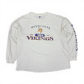 Vintage Logo Athletic NFL Minnesota Vikings Logo Longsleeve White