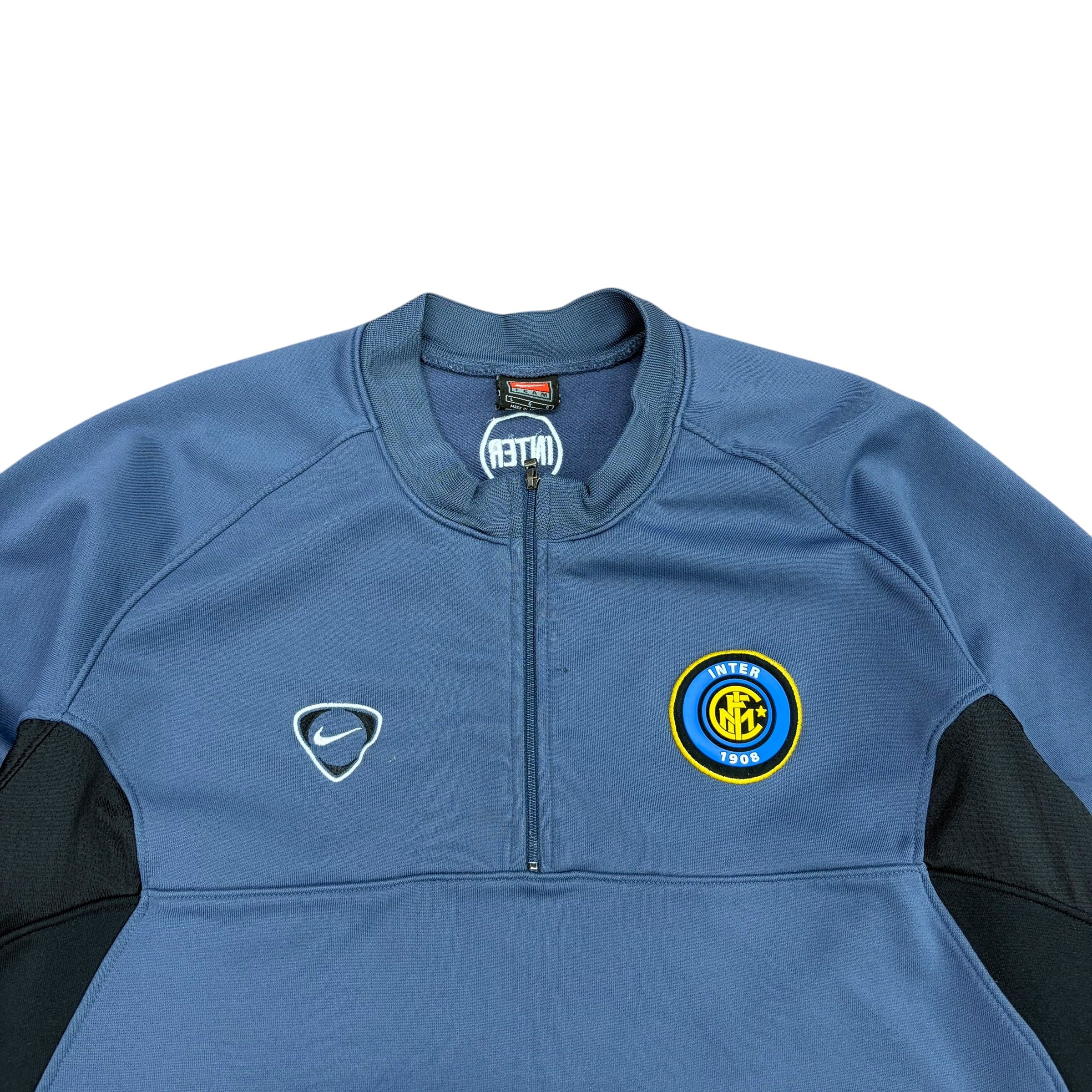 Vintage Y2K Nike Inter Milan Quarter Zip Warm Up