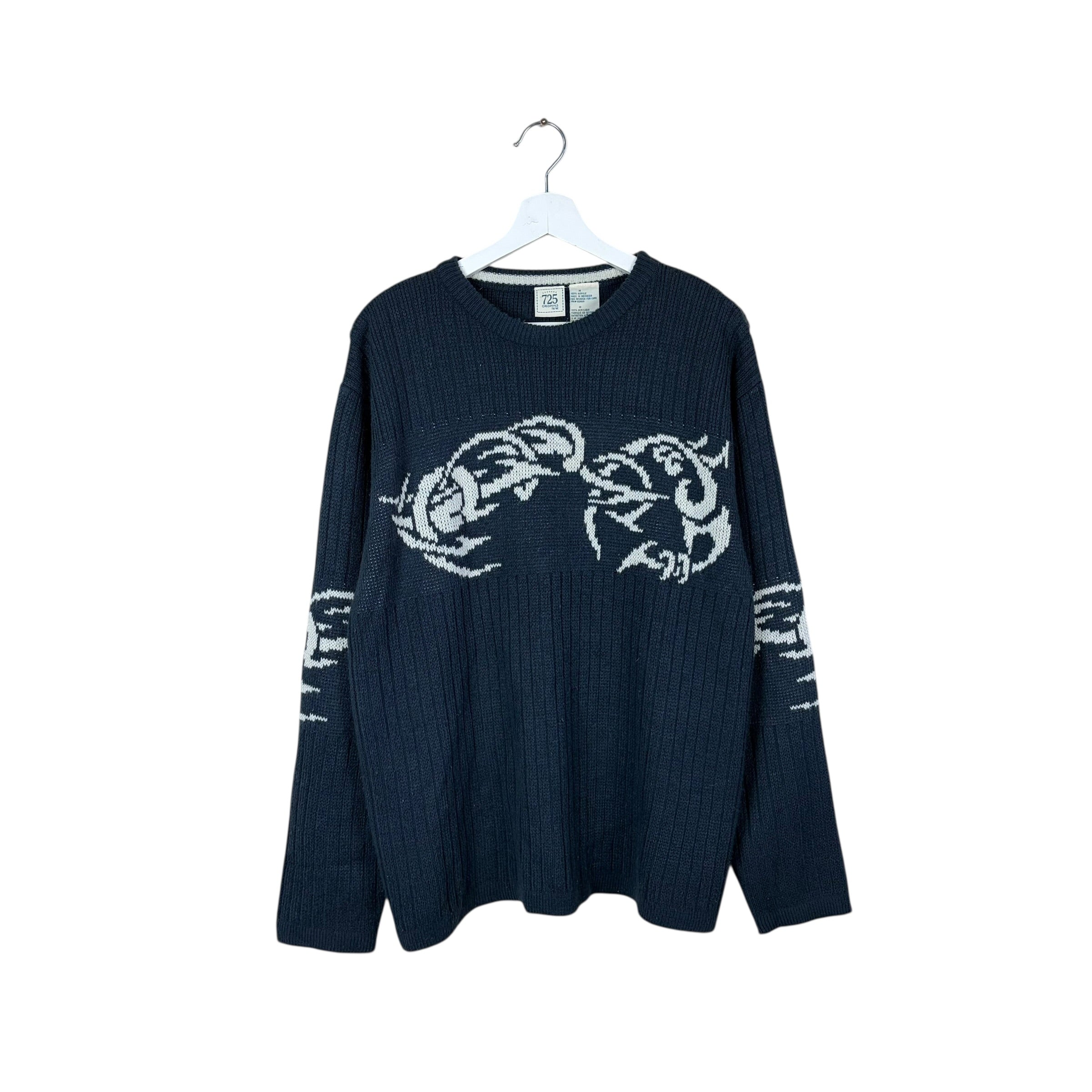 Vintage 725 Originals Graphic Knit Navy