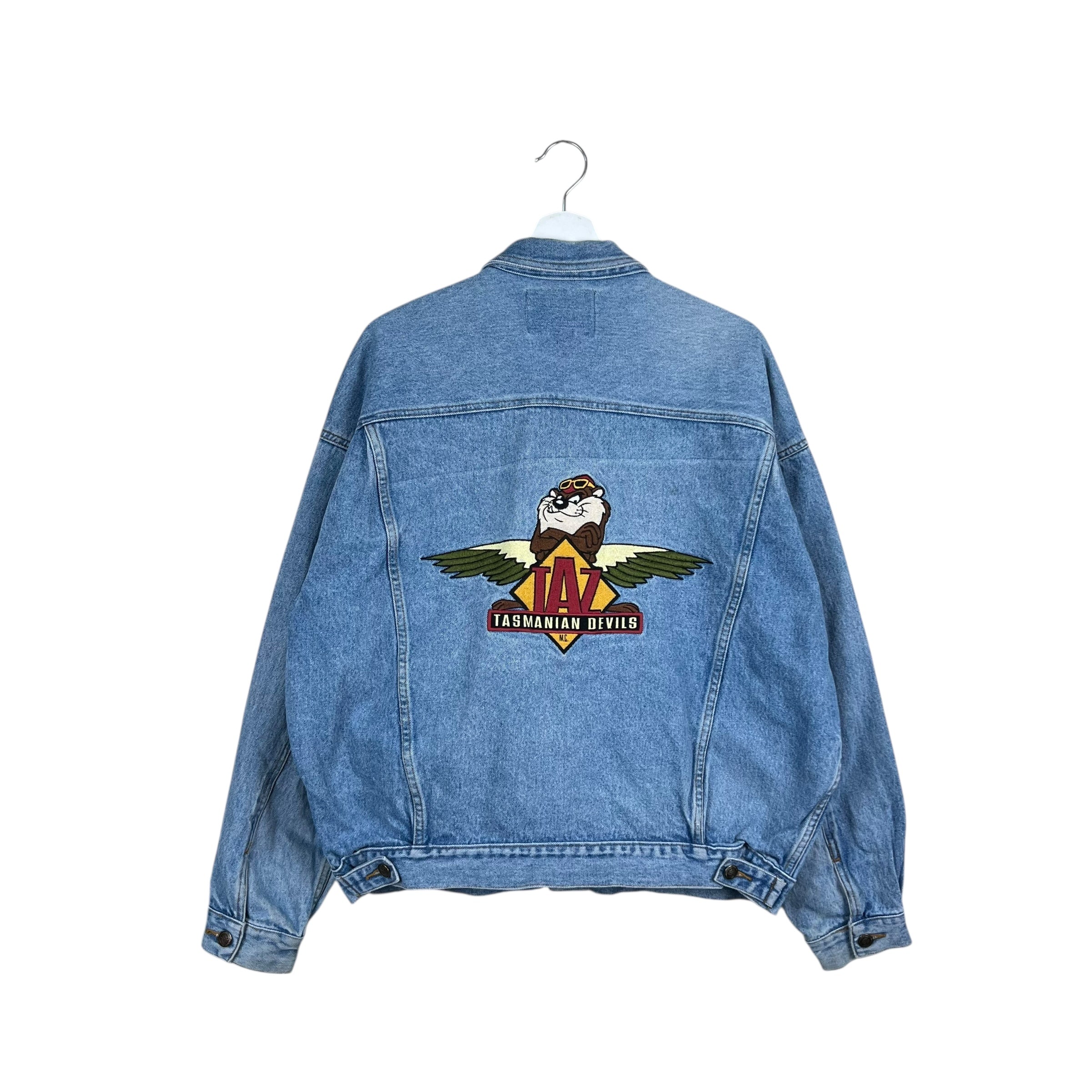 1998 Acme Clothing Looney Tunes “Taz” Tasmanian Devils Embroidered Denim Jacket