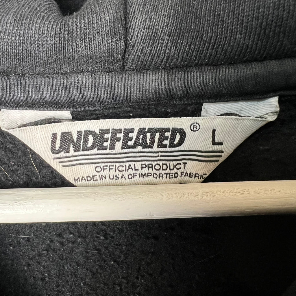 Undefeated Strike Cement Hoodie Black