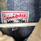 Vintage Lee Stormrider Blanket Lined Denim Jacket Mid Wash
