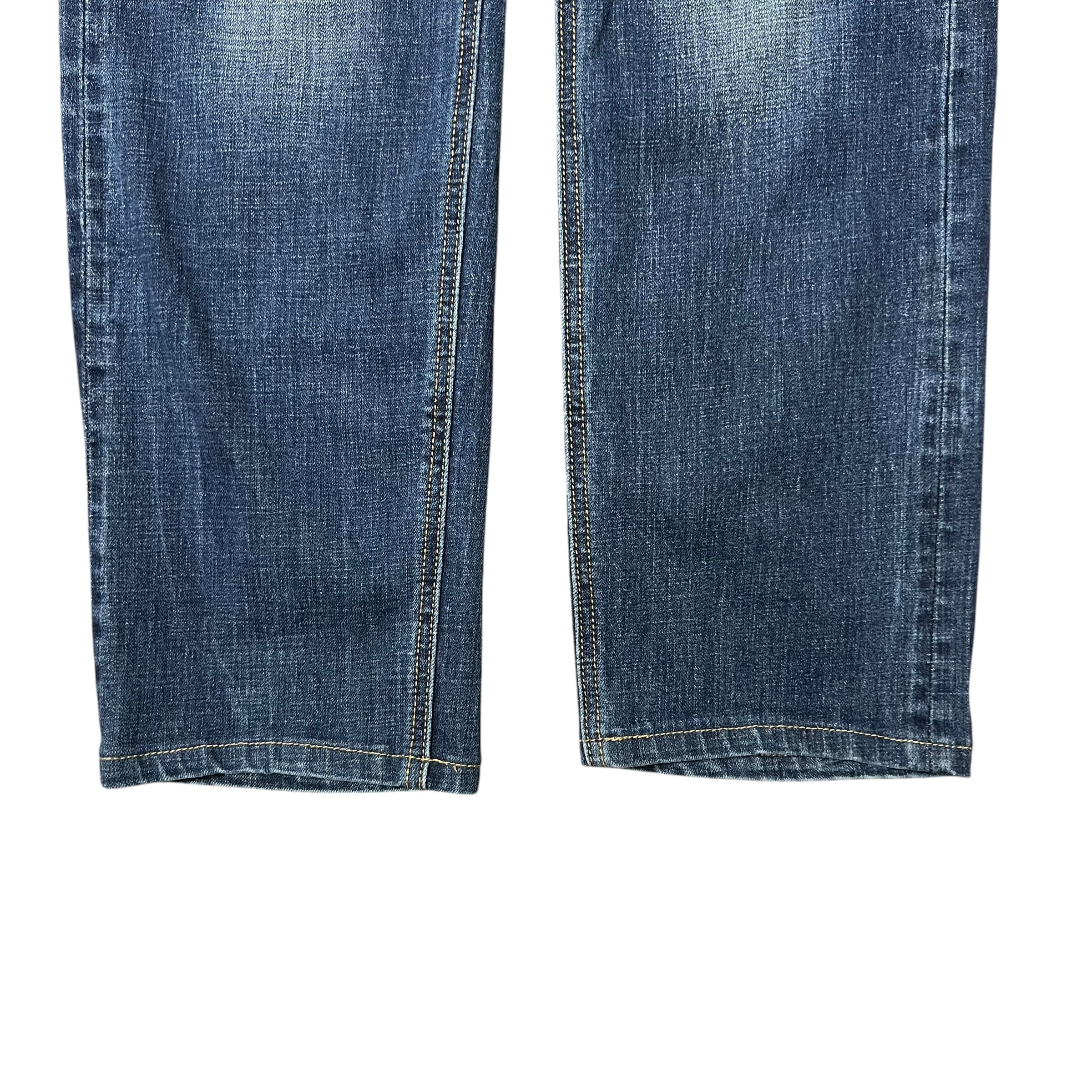 Evisu Straight Fit Jeans Dark Indigo