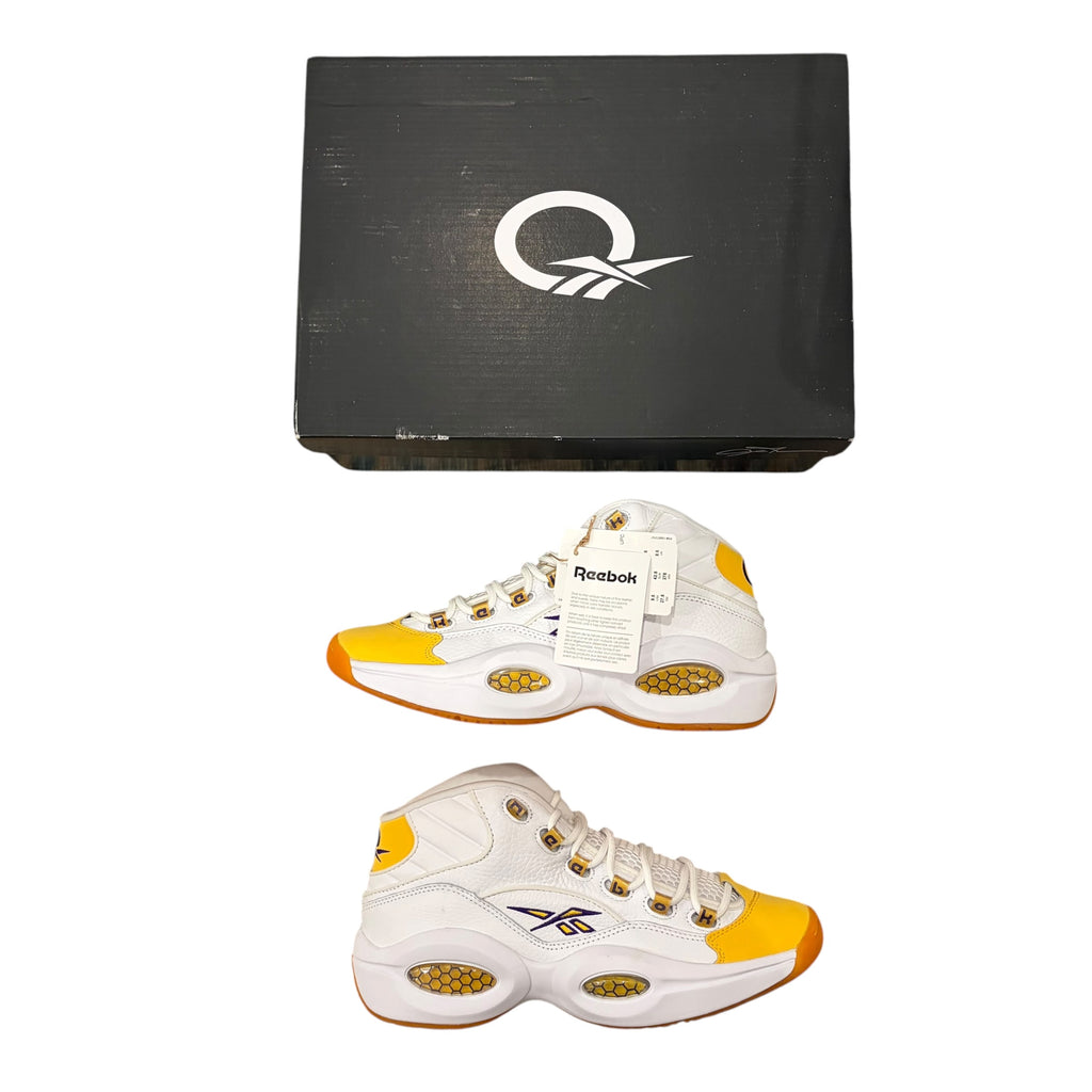 Reebok Question Mid Yellow Toe