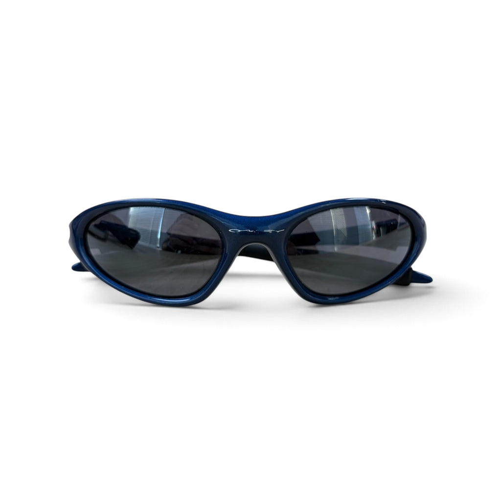 Oakley Minute 1.0 Iridium Sunglasses Metallic Blue/Black