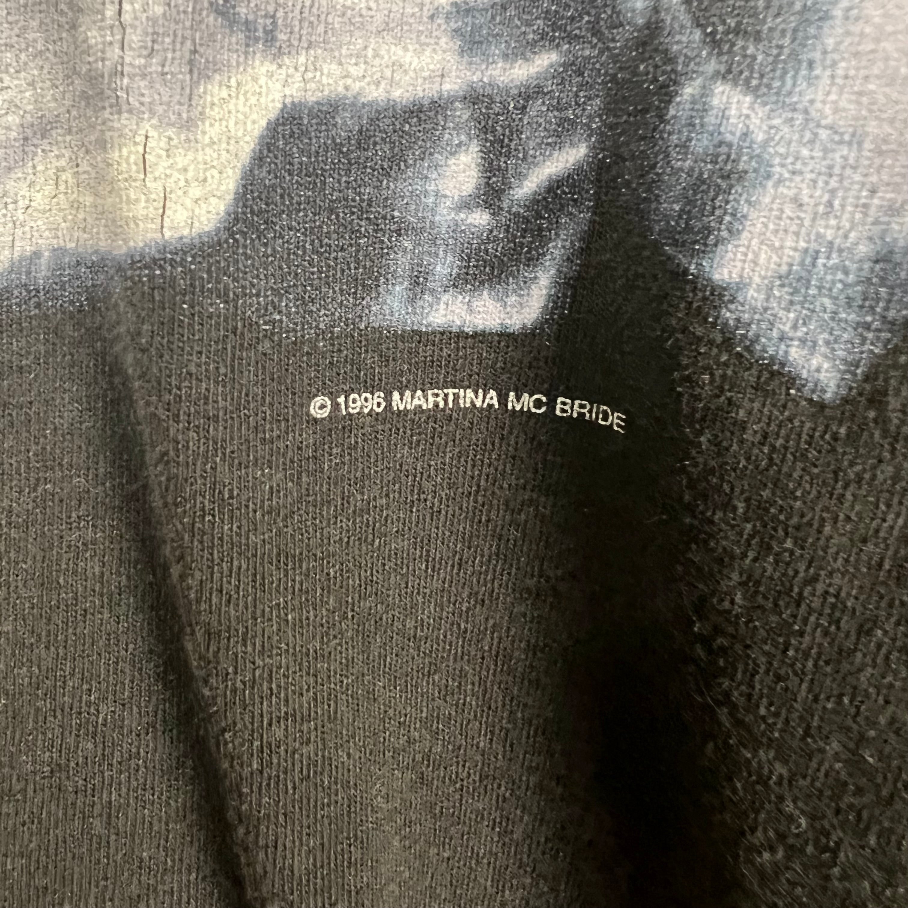 1996 Martina McBride “Wild Angels” Album Promo Tee Black