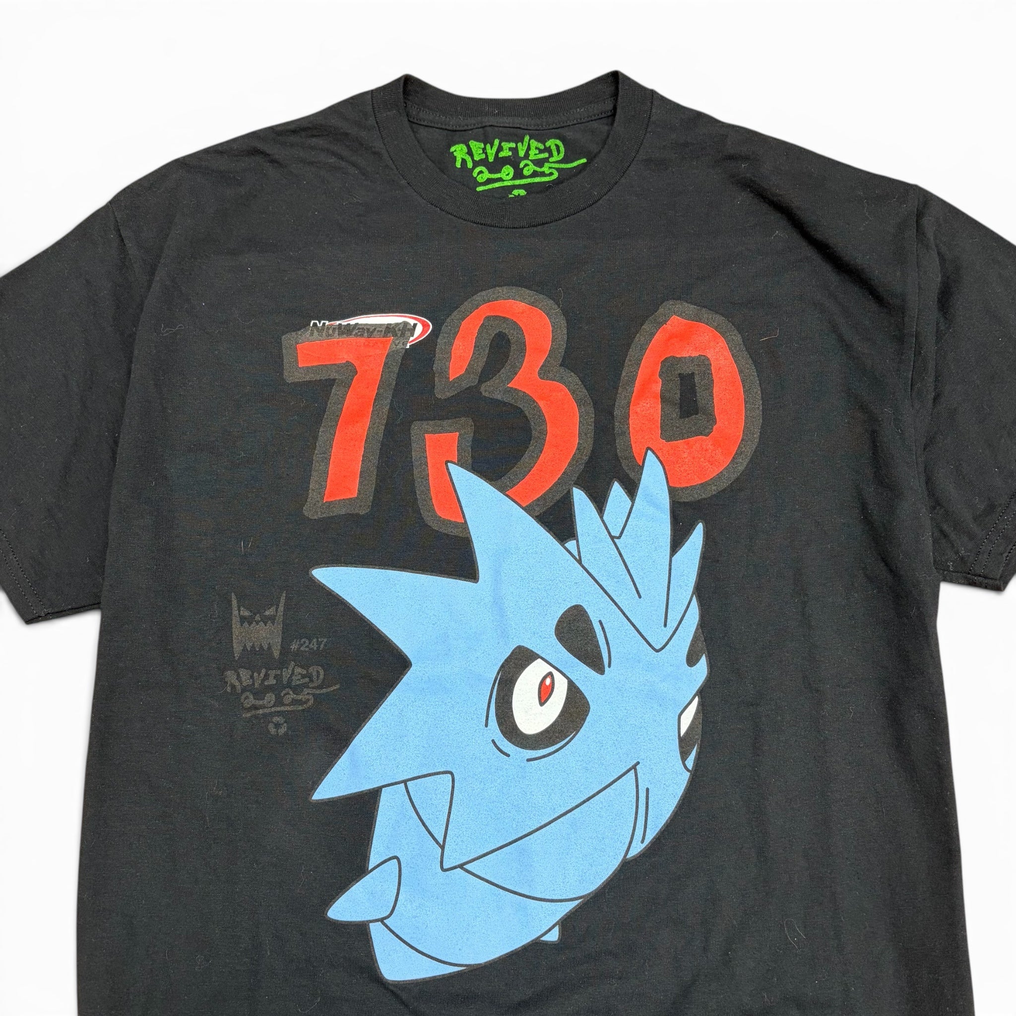 Asspizza x Pokémon Revived Printing Pupitar Tee Black