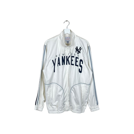 Vintage G III MLB New York Yankees Arch Logo Track Jacket White