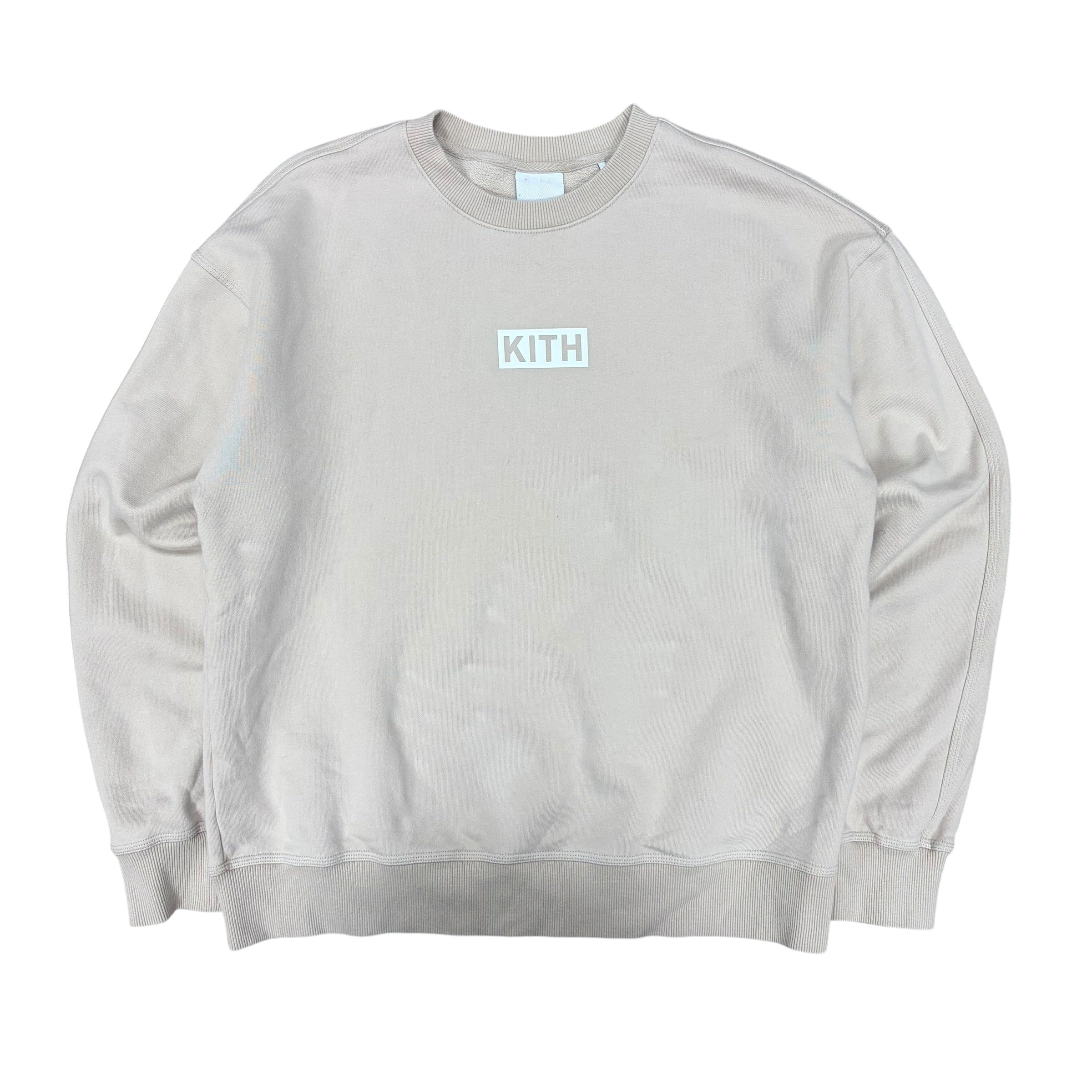 Kith Logo Crewneck Cream Biege
