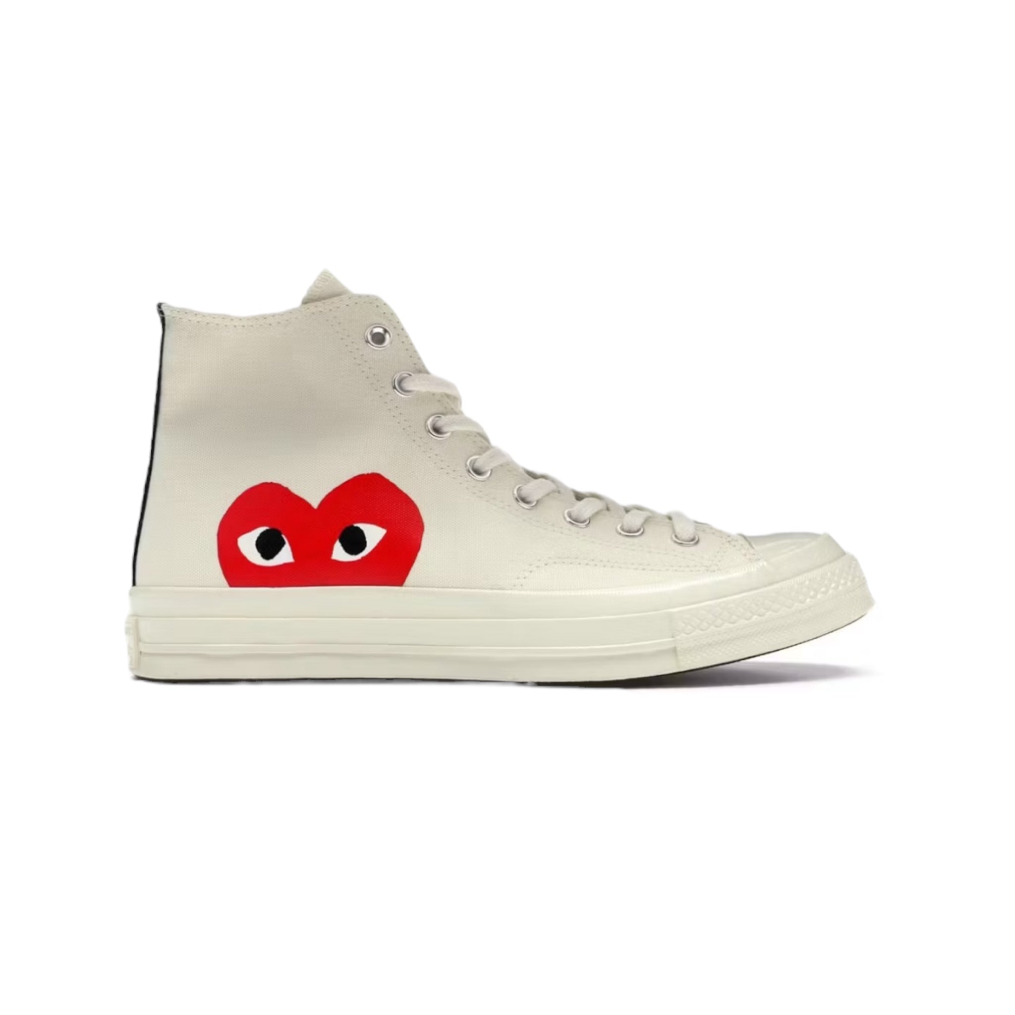 Comme Des Garçons PLAY x Converse Chuck Taylor All Star 70 Hi “Milk”