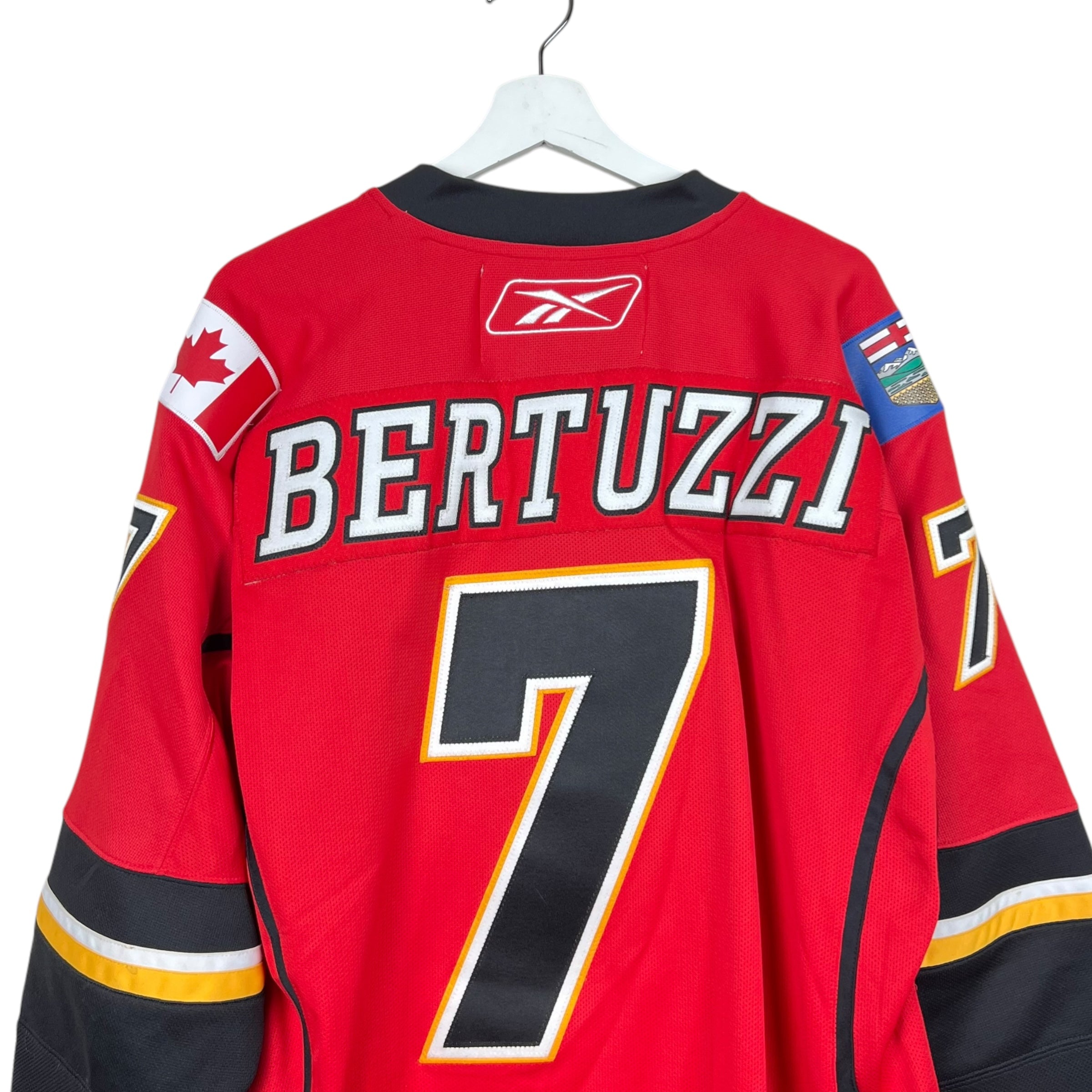 Vintage Reebok Calgary Flames Todd Bertuzzi Away Jersey