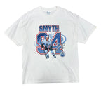 Vintage M&O Knits NHL Edmonton Oilers Ryan Smyth Player Tee White