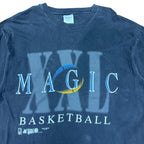 Vintage Team Hanes NBA Orlando Magic Basketball Tee Faded Black