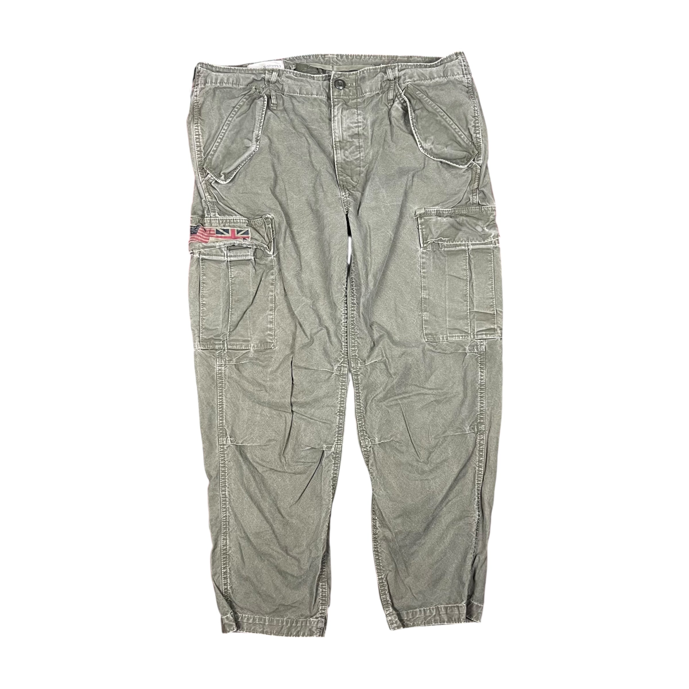 Denim & Supply By Ralph Lauren Flag Cargo Pants Faded Olive