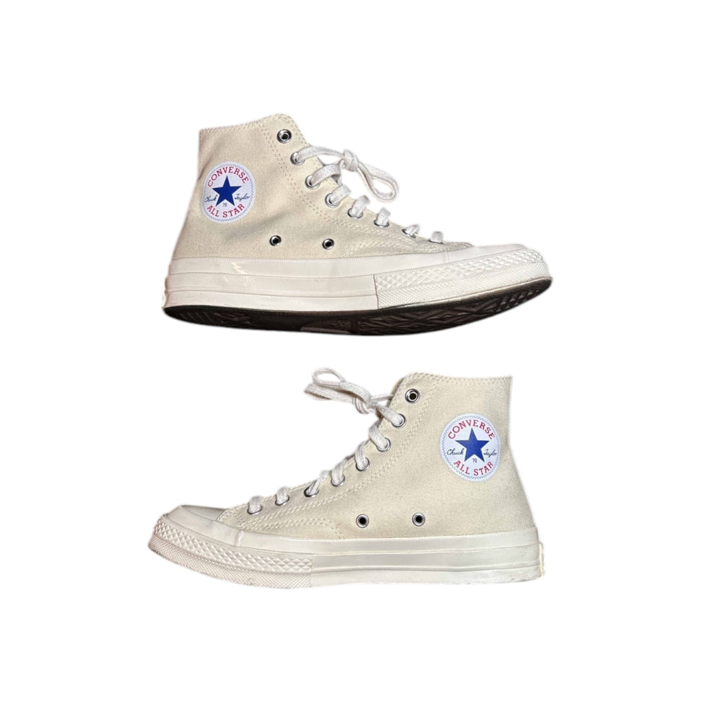 Comme Des Garçons PLAY x Converse Chuck Taylor All Star 70 Hi “Milk”