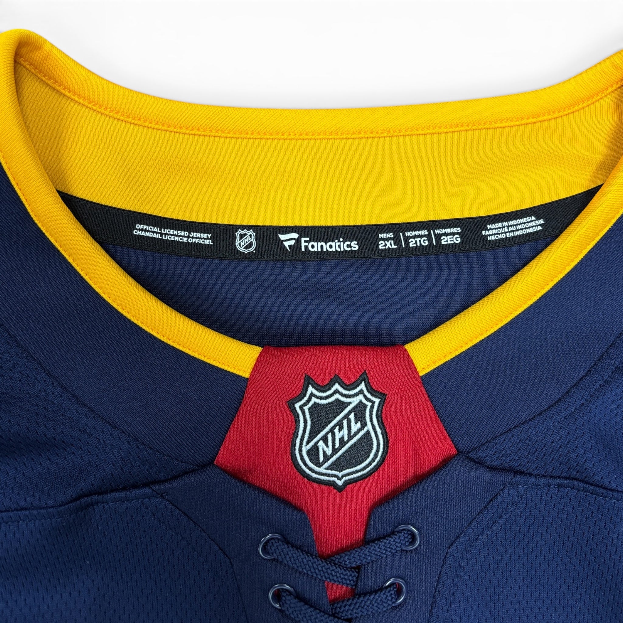 Vintage Fanatics NHLWinnipeg Jets WASAC Blank Jersey Navy