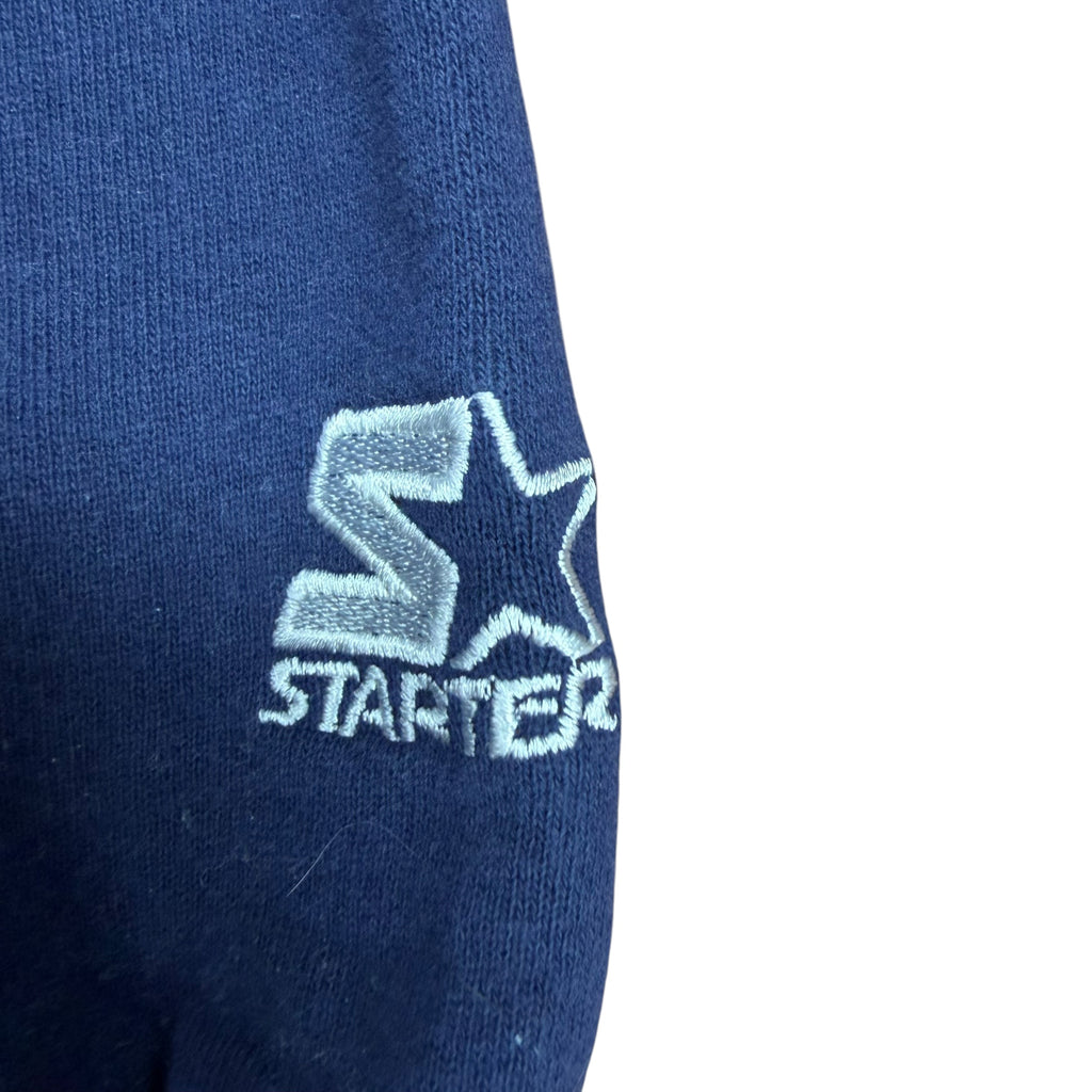 Vintage Starter Oval Logo V-Crewneck Navy