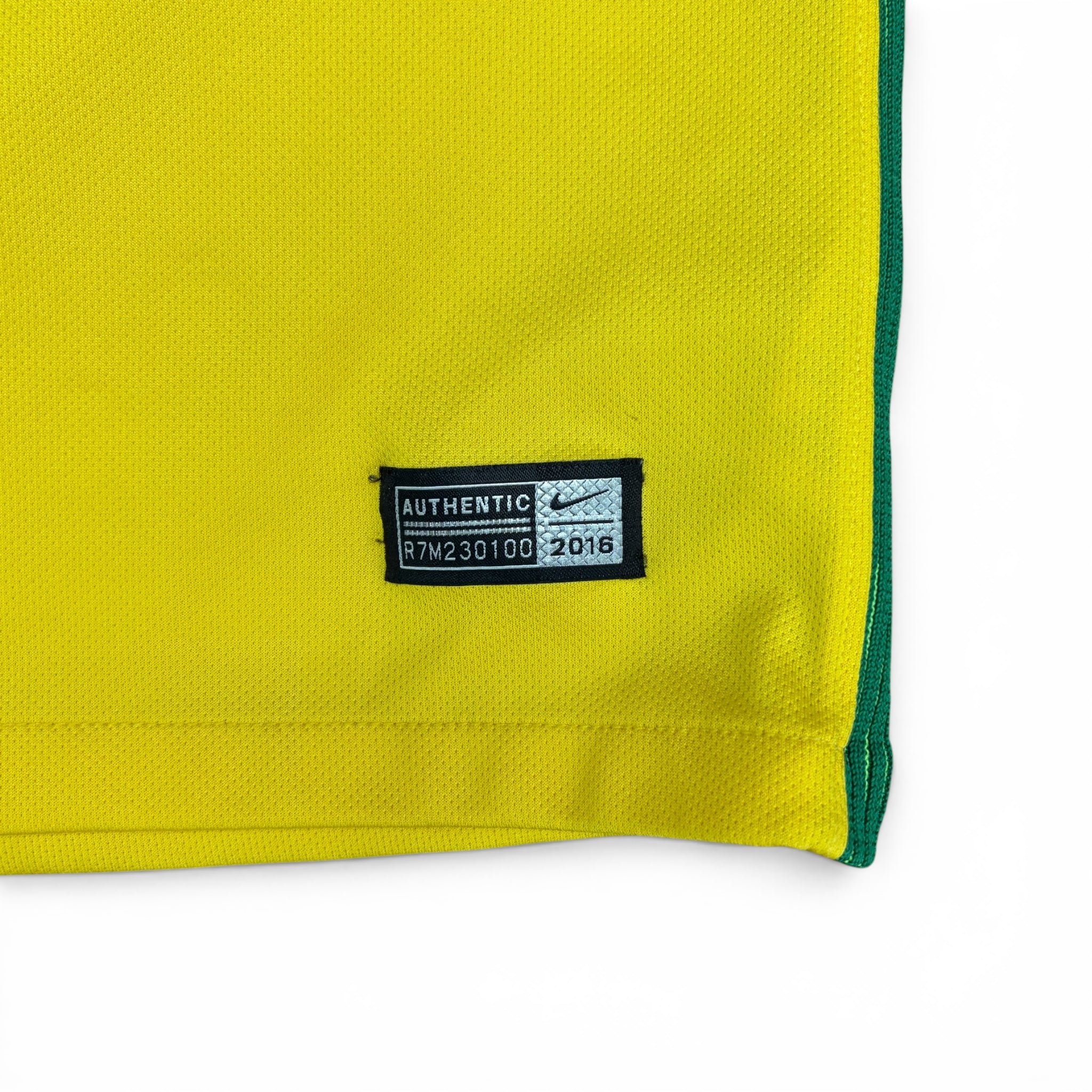 2016 Nike Brazil Blank Home Jersey