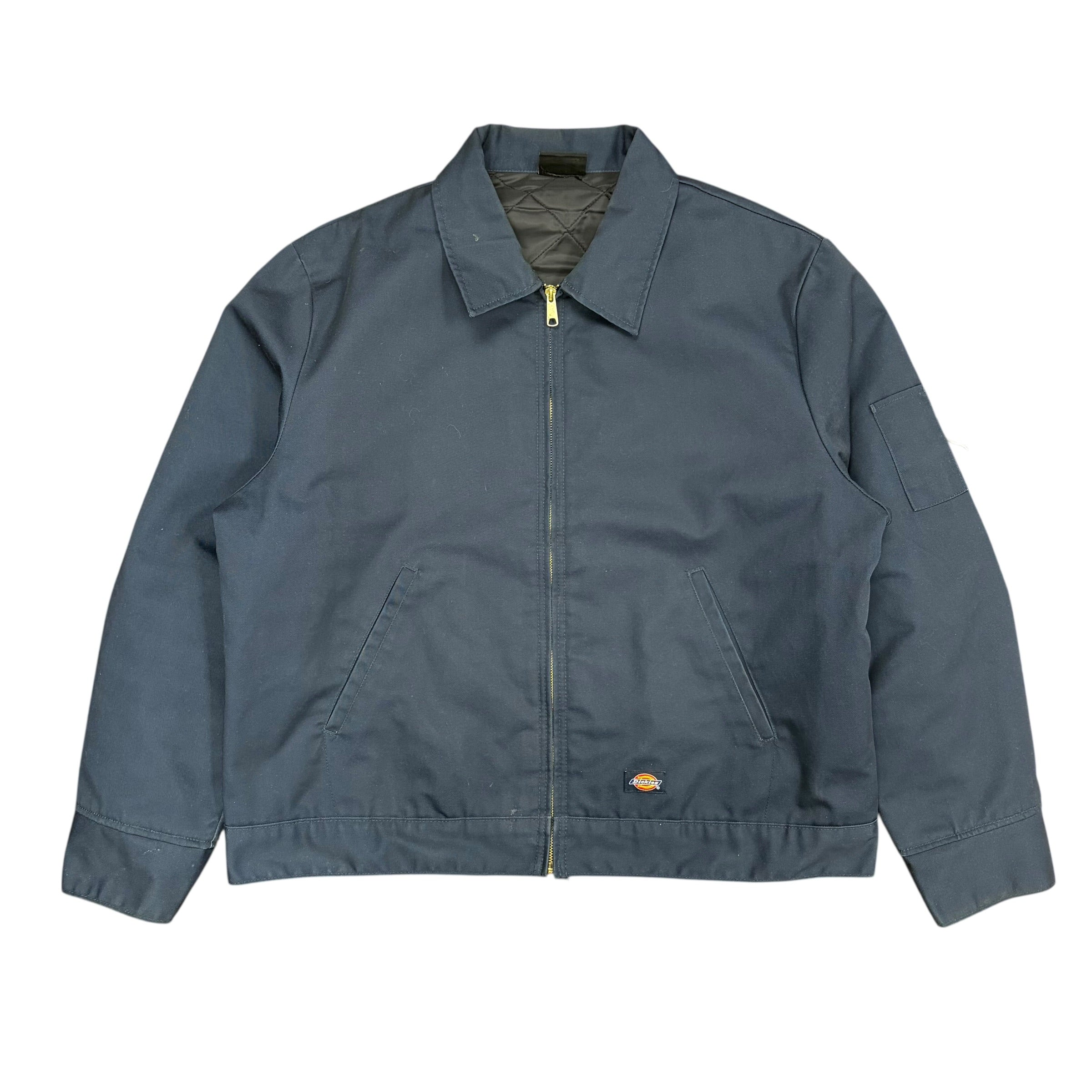 Vintage Dickies Quilt Lined Button Up Jacket Medium Wash