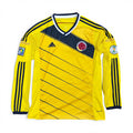 2014 Adidas Colombia Blank Home Longsleeve Jersey