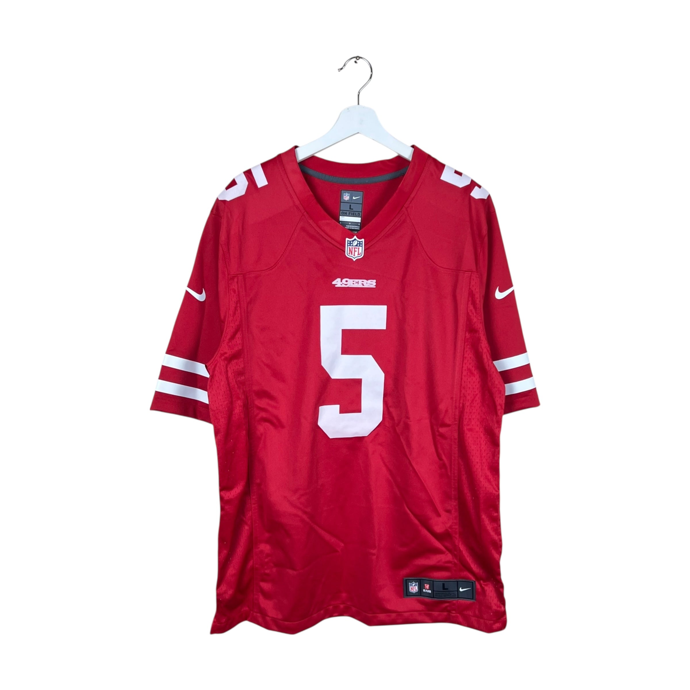 Vintage Nike NFL San Francisco 49ers Trey Lance Away Jersey