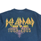 2005 Def Leppard “Rock Of Ages” Tour Tee Black