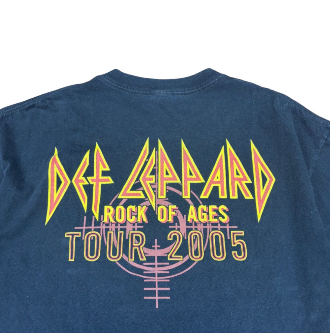 2005 Def Leppard “Rock Of Ages” Tour Tee Black