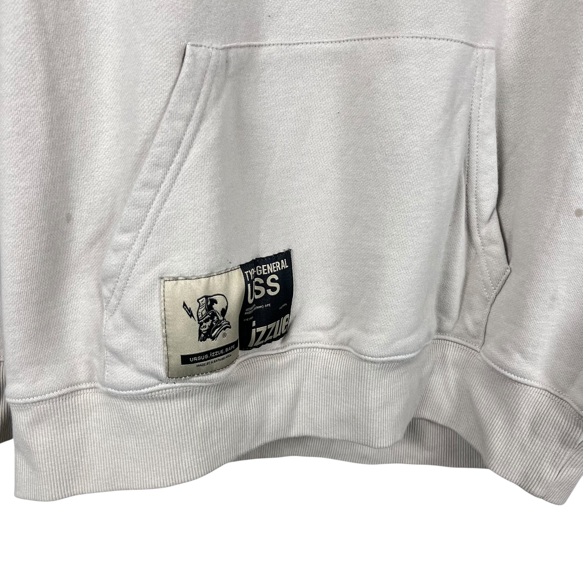 Bape Ursus Izzue Mond Trash Gothic Hoodie Cream