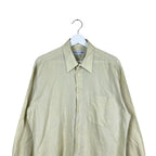 Vintage Monsieur By Givenchy Dress Shirt Pale Yellow