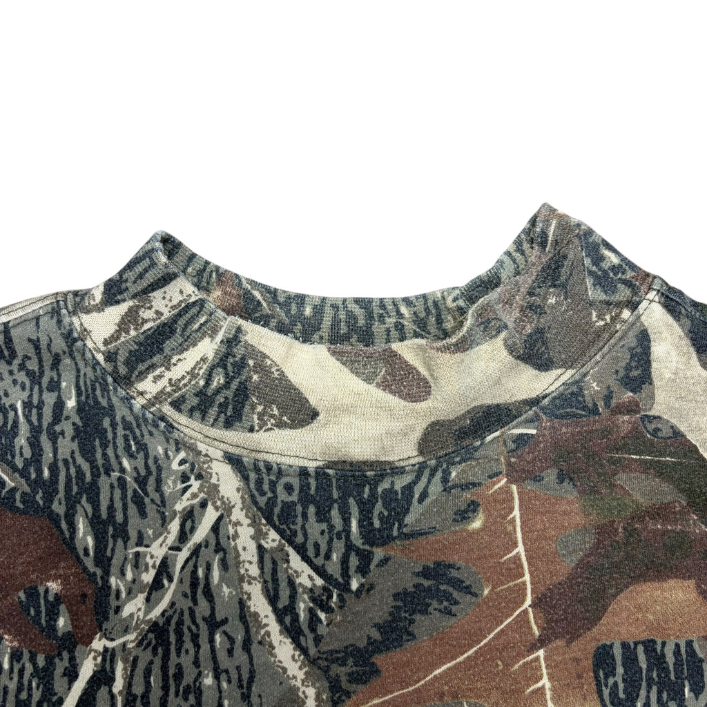 Vintage Canyon Guide Outfitters RealTree Mock Neck Longsleeve Camo