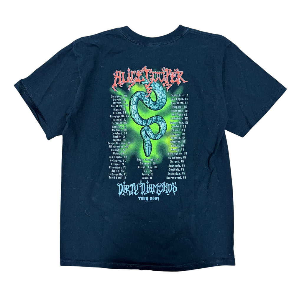 2005 Alice Cooper “Dirty Diamonds” Tour Tee Black