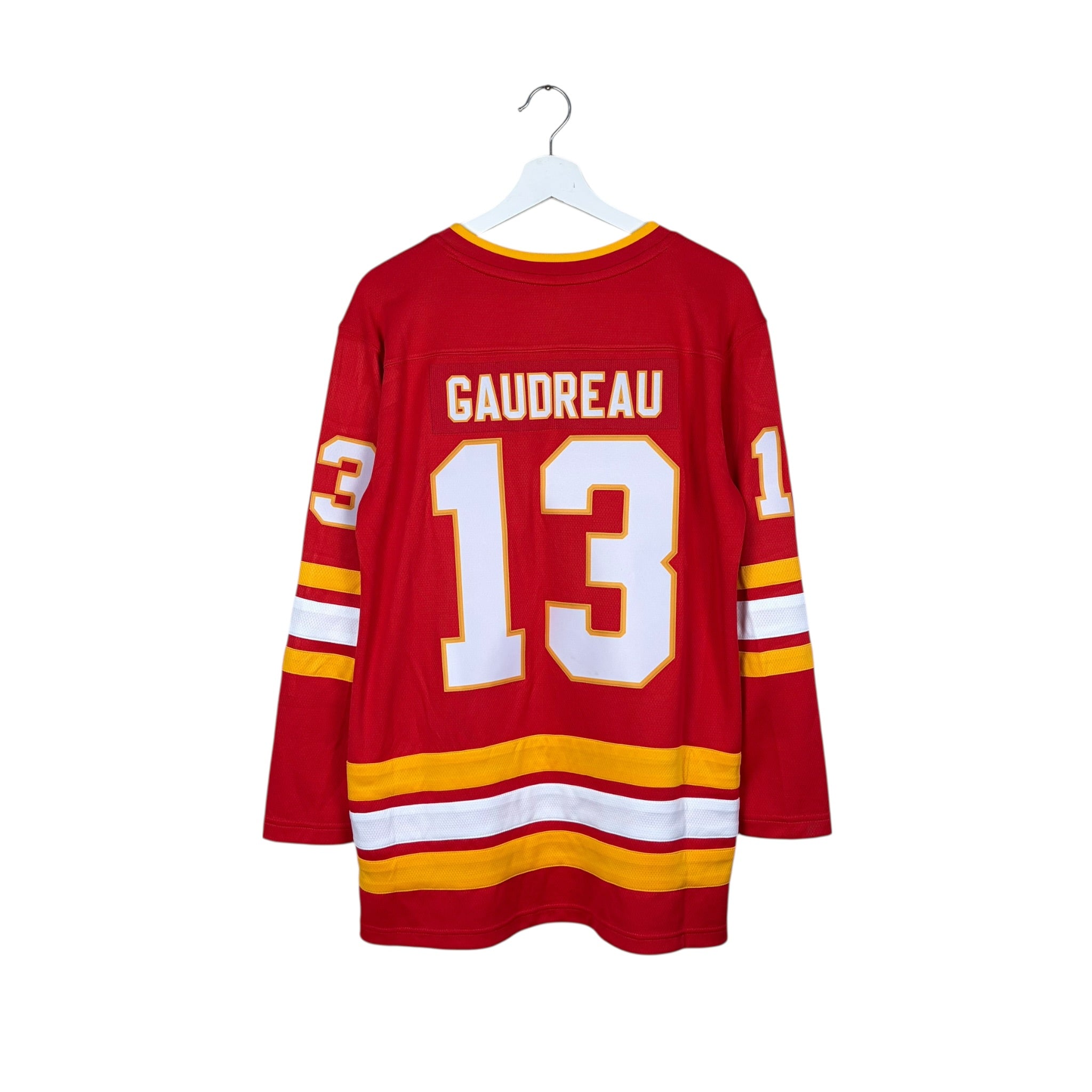 Vintage Fanatics Women’s NHL Calgary Flames Johnny Gaudreau Away Jersey
