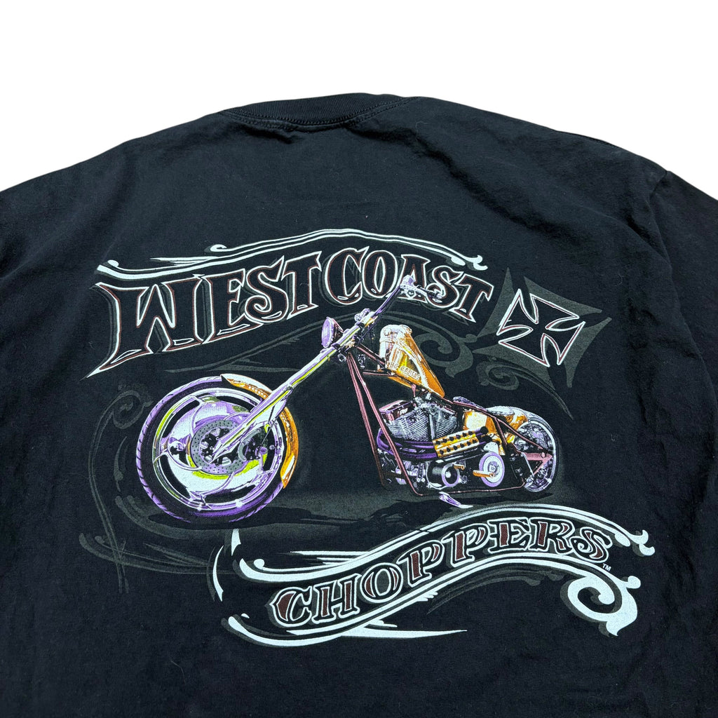 Vintage West Coast Choppers Bike Print Tee Black