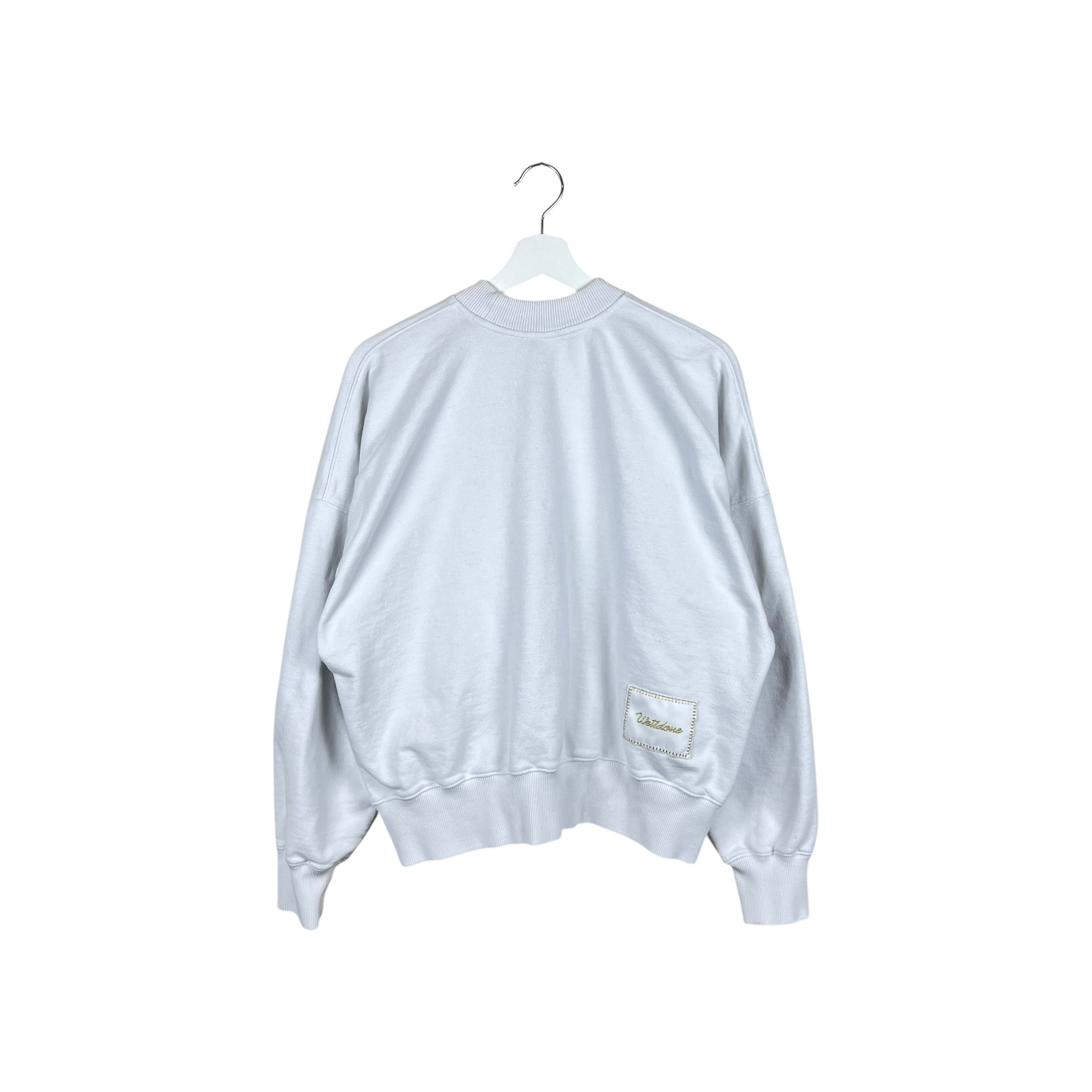 We11done Graffiti Patch Crewneck White