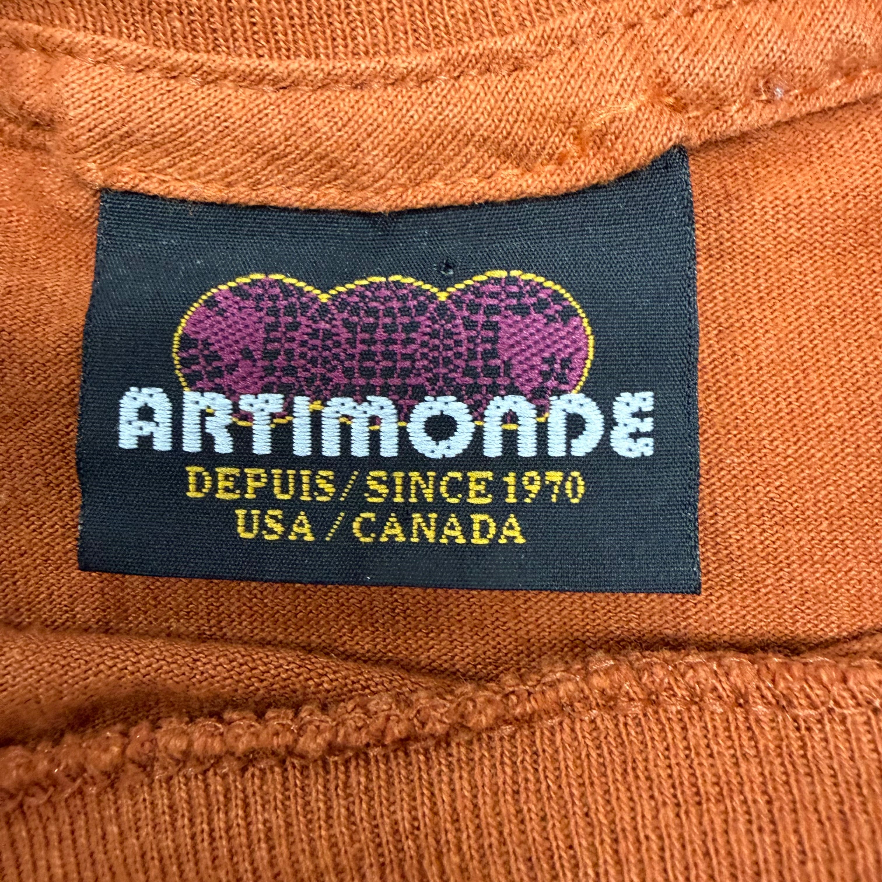 Vintage Artimonde Led Zeppelin Album Cover Tee Burnt Orange