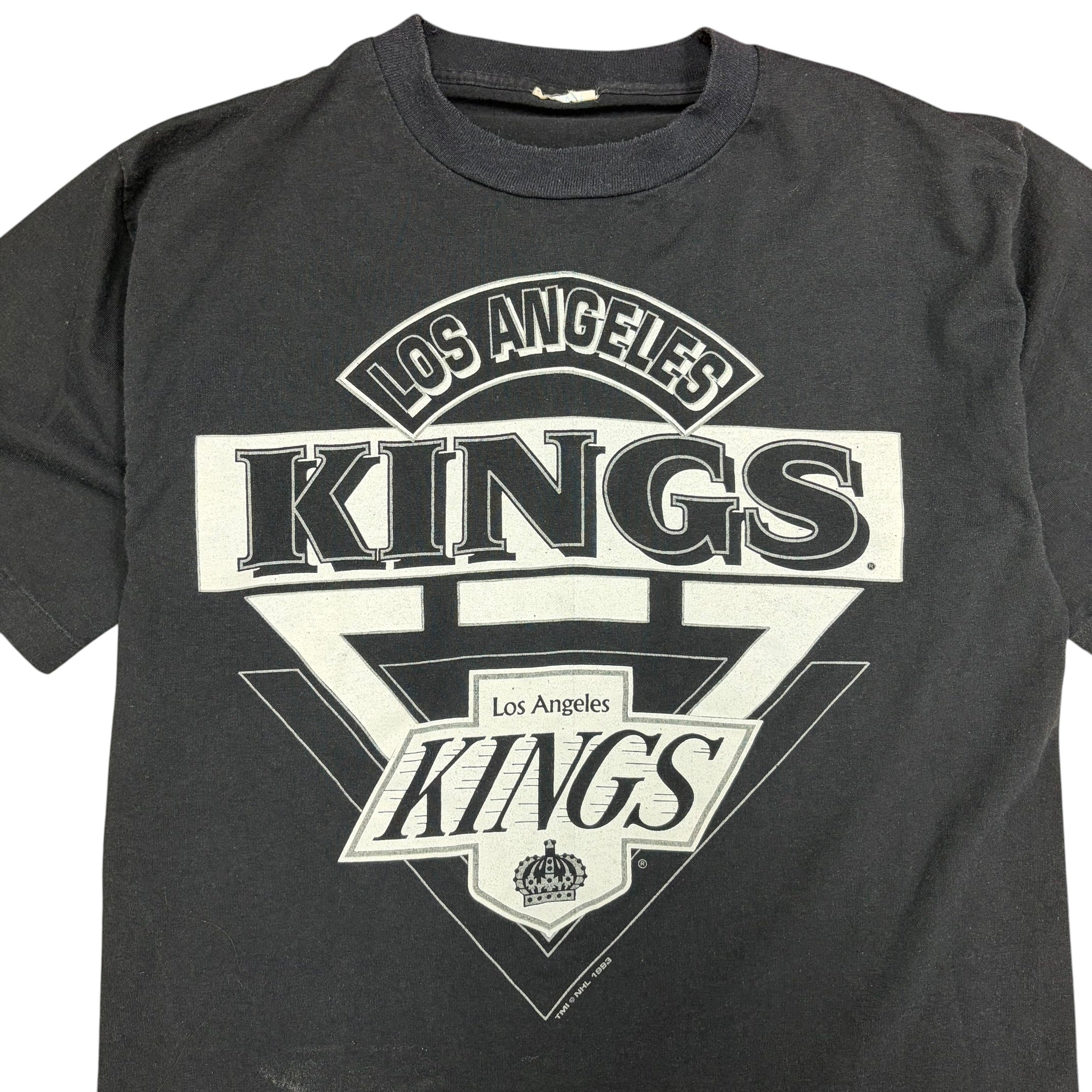 Vintage 1993 Los Angeles Kings NHL Hockey Tee Black