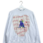 We11done Graffiti Patch Crewneck White