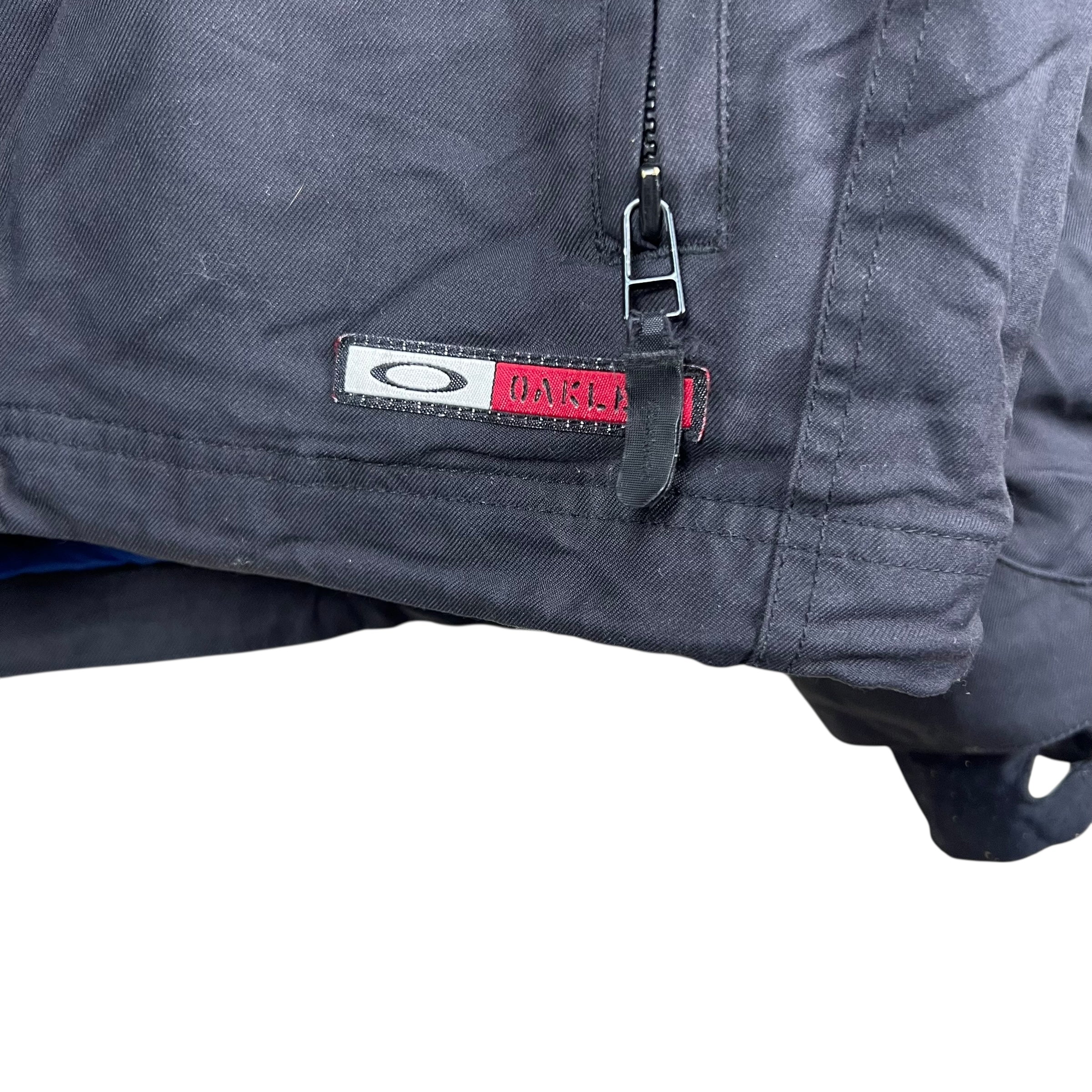 Vintage Oakley Technical Archive Zip Up Jacker Black