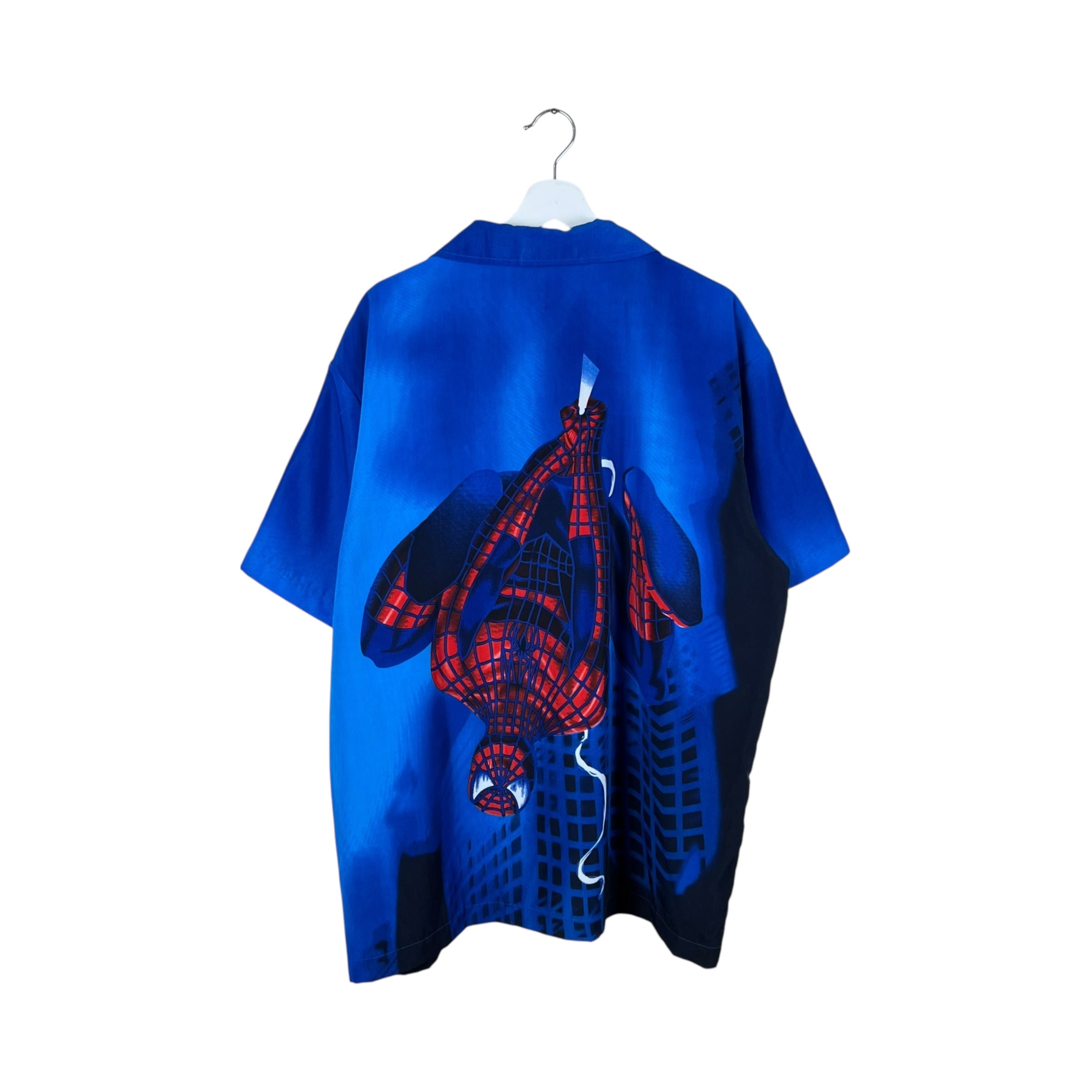 2002 Spider-Man AOP Graphic Button Up